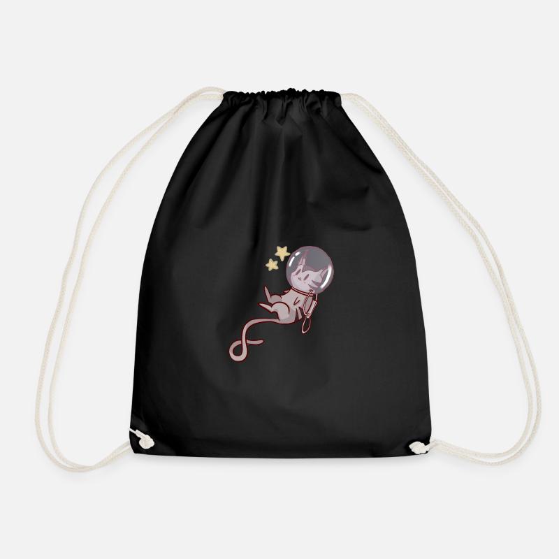 chat de l'espace - Sac de sport léger - noir