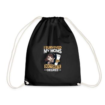 Doctorate Degree - Drawstring Bag - black - Front