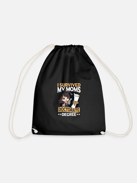 Doctorate Degree - Drawstring Bag - black