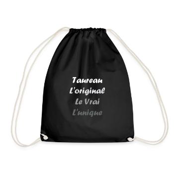 Taureau - Sac de sport léger - noir - Devant