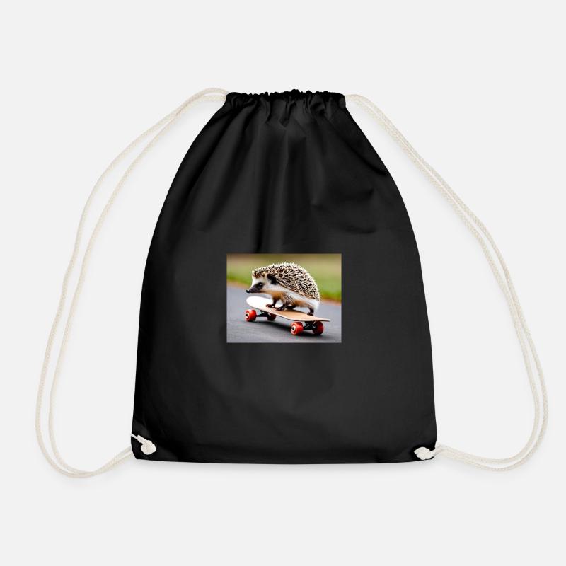 Hérisson - Sac de sport léger - noir