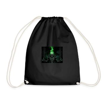 Skullmage - Drawstring Bag - black - Front