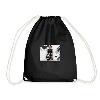 Éclaboussures noires femme robe avec motif omikly - Sac de sport léger - noir - Devant