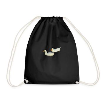 Duck - Drawstring Bag - black - Front