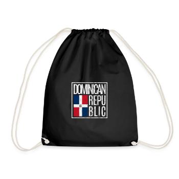 République dominicaine - Sac de sport léger - noir - Devant