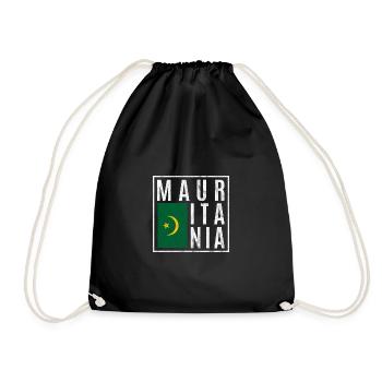 Mauretanien - Turnbeutel - Schwarz - Vorne