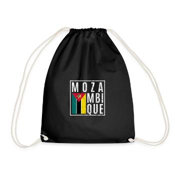 Mozambique - Drawstring Bag - black - Front
