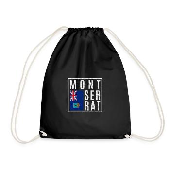 Montserrat - Drawstring Bag - black - Front