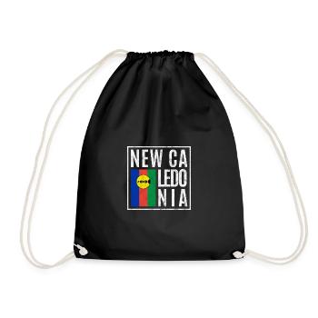 New Caledonia - Drawstring Bag - black - Front
