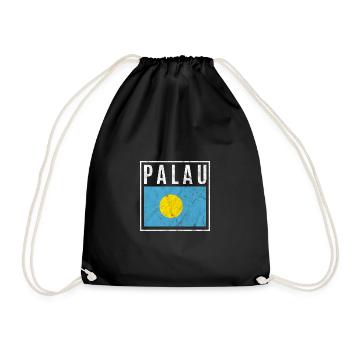 Palau - Turnbeutel - Schwarz - Vorne