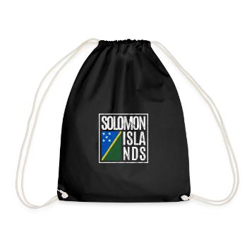 Solomon Islands - Drawstring Bag - black - Front