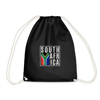 South Africa - Drawstring Bag - black - Front