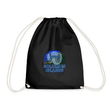 Solomon Islands - Drawstring Bag - black - Front