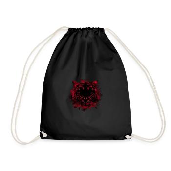 Albanie - Sac de sport léger - noir - Devant