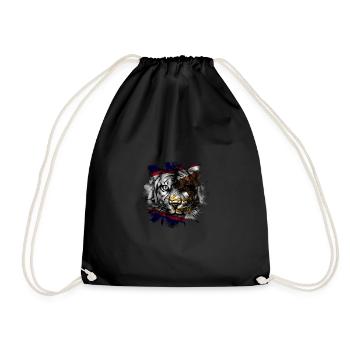 American Samoa - Drawstring Bag - black - Front