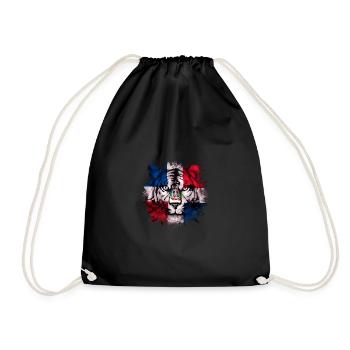 République dominicaine - Sac de sport léger - noir - Devant