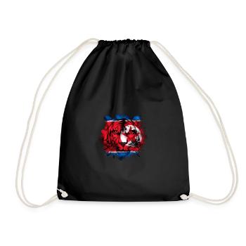 Corée du Nord - Sac de sport léger - noir - Devant