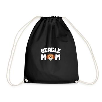 Chiens Maman Propriétaire de chien Cadeau de fête des mères Beagle - Sac de sport léger - noir - Devant