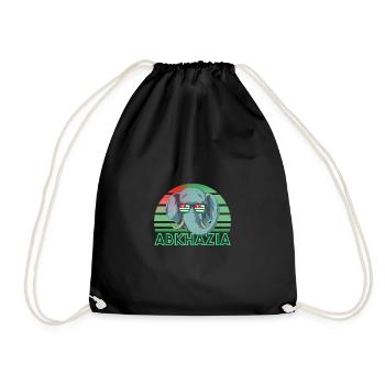 Abkhazia - Drawstring Bag - black - Front