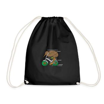 Kiwi Fruits Pacific - Drawstring Bag - black - Front