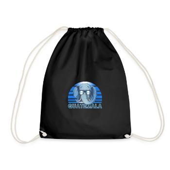 Guatemala - Drawstring Bag - black - Front