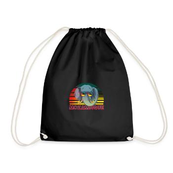 Mozambique - Drawstring Bag - black - Front