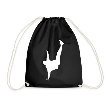 Breakdance breakdancer breakdance cadeau enfant - Sac de sport léger - noir - Devant