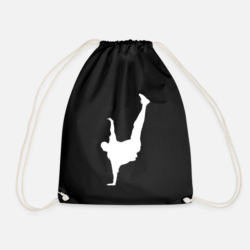 Breakdance breakdancer breakdance cadeau enfant - Sac de sport léger - noir