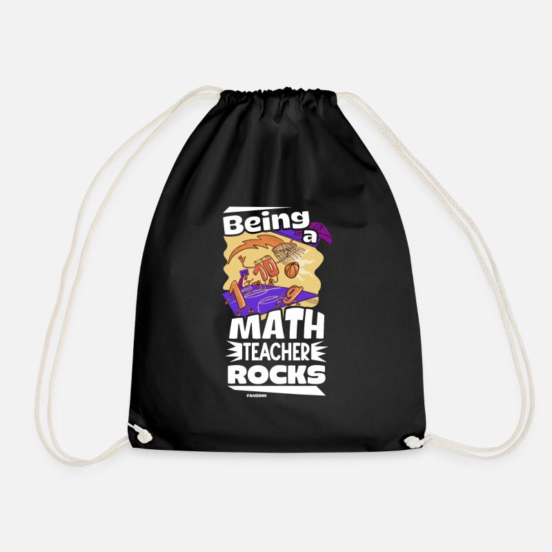 Mathématiques - Sac de sport léger - noir