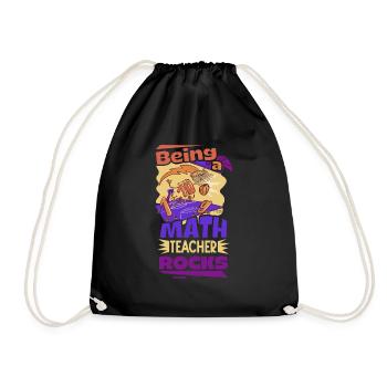 Mathématiques - Sac de sport léger - noir - Devant