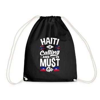 Haïti appelle haïtien Haïti Drapeau - Sac de sport léger - noir - Devant