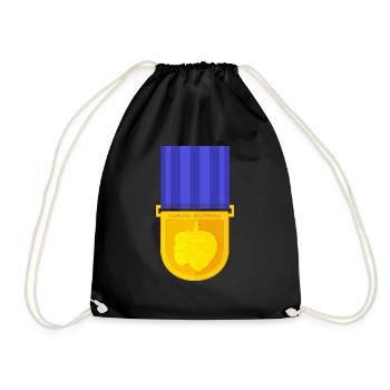 Trinidad Moruga Scorpion Medaille - Turnbeutel - Schwarz - Vorne