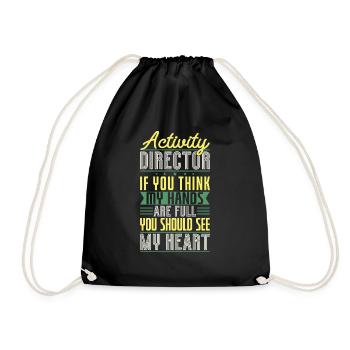 Activity Director Appreciation - Turnbeutel - Schwarz - Vorne