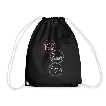 birthday present idea escape literary genres geek - Drawstring Bag - black - Front