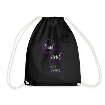 Windsurfing Spots Windsurfing Tricks - Drawstring Bag - black - Front