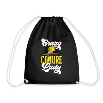 Parakeet, Parrot, Parakeet, Bird - Drawstring Bag - black - Front