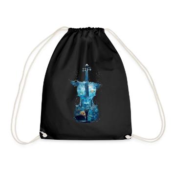 Violon Poisson - Sac de sport léger - noir - Devant