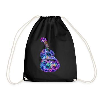 Ukulélé - Sac de sport léger - noir - Devant