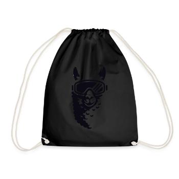 Lama Alpaga Lunettes de ski - Sac de sport léger - noir - Devant
