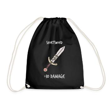 +10 Damage - Drawstring Bag - black - Front