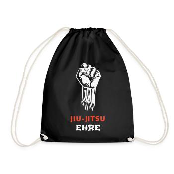 JIU-JITSU: Honor above all else - Drawstring Bag - black - Front