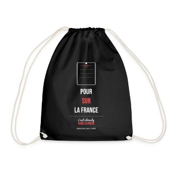 Pour Sur La France Humour Viral Made France - Sac de sport léger - noir - Devant
