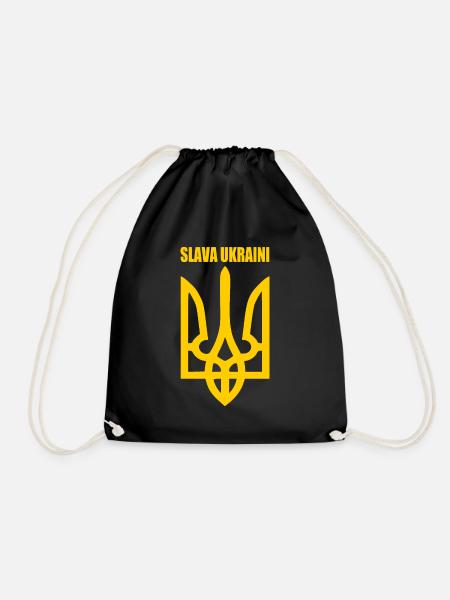 Ukraine - Turnbeutel - Schwarz