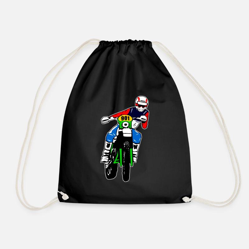 Enduro Offroad - Drawstring Bag - black