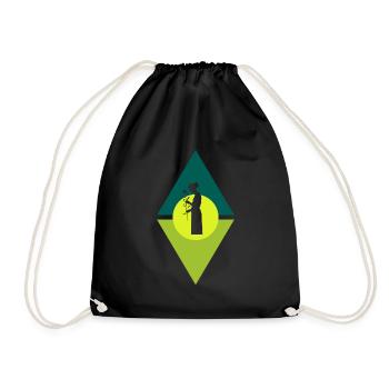 Fleuriste Arrosoir Fleuristerie - Sac de sport léger - noir - Devant