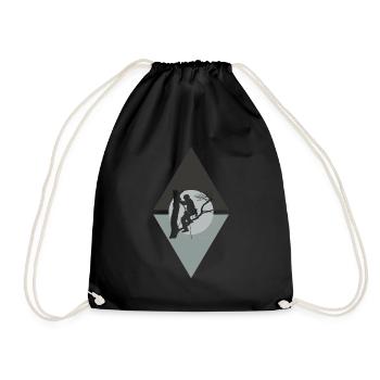 Tree Climbing Equipment Climbers - Drawstring Bag - black - Front