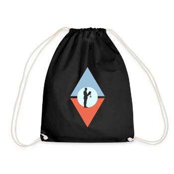 Lawyer Treatment Judge - Drawstring Bag - black - Front