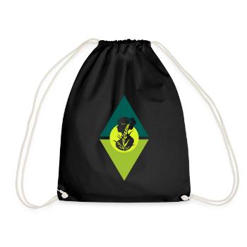 Vegan Veganerin Droits des animaux - Sac de sport léger - noir - Devant