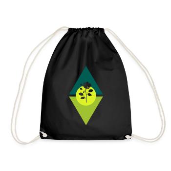 Fleuriste Jardin Flower Power - Sac de sport léger - noir - Devant