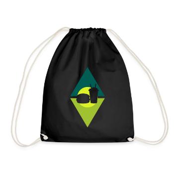 Takeaway, food truck, fast food - Drawstring Bag - black - Front
